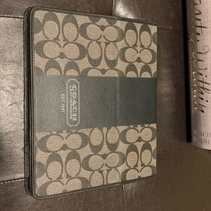 Coach Black & Gray IPad Case
